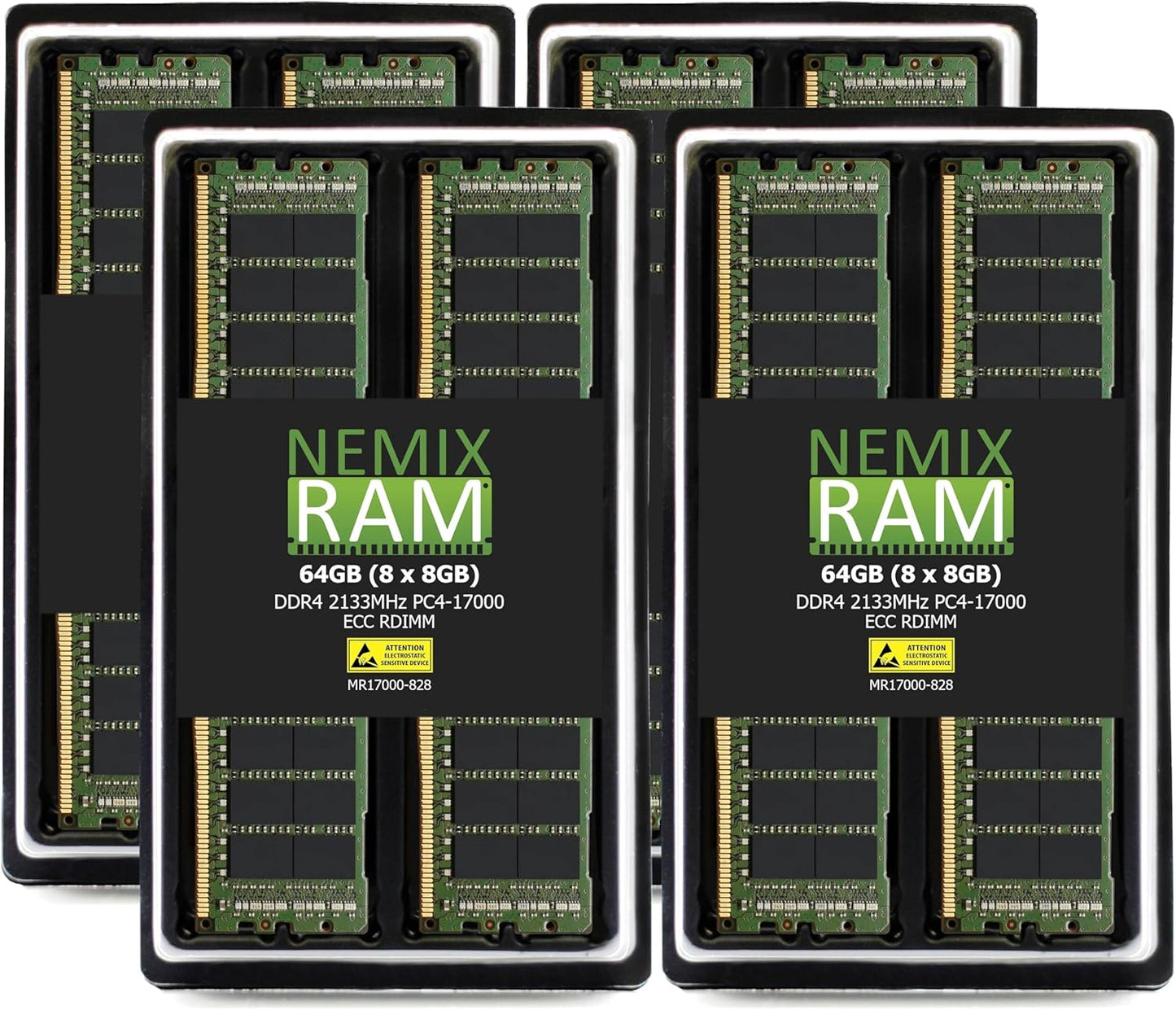 NEMIX RAM 64GB DDR4 2133MHZ ECC RDIMM Server Memory Kit