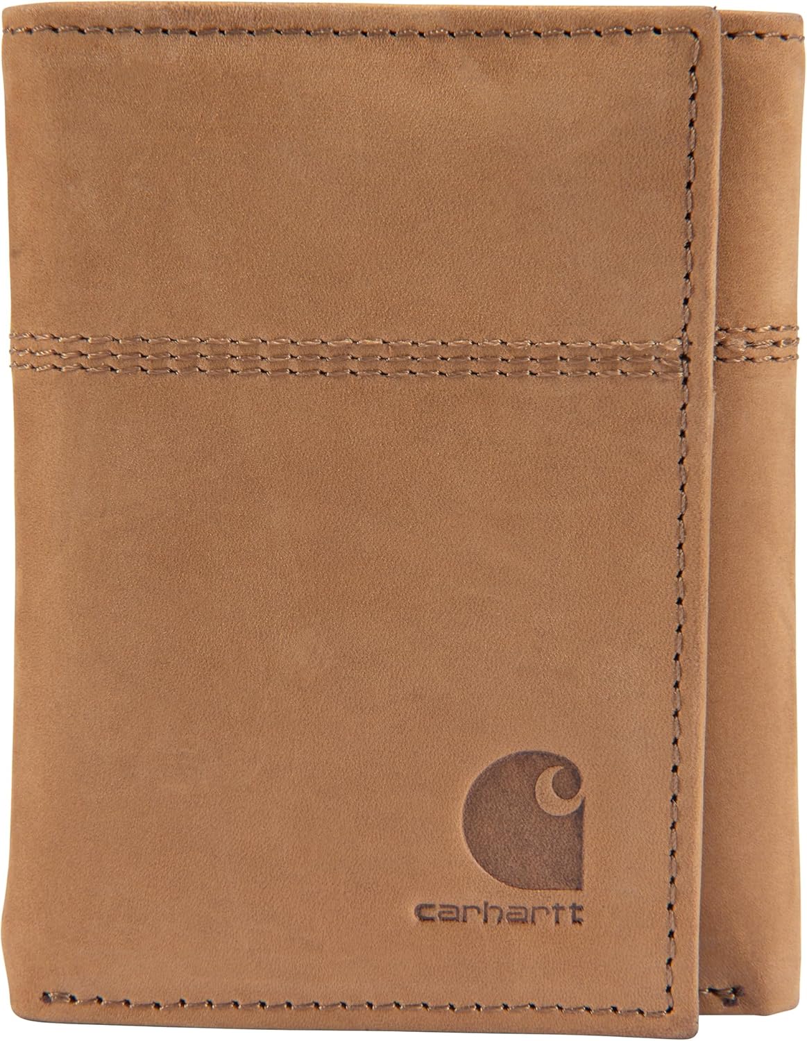 Carhartt Men's Casual Saddle Leather Wallet with RFID Protection