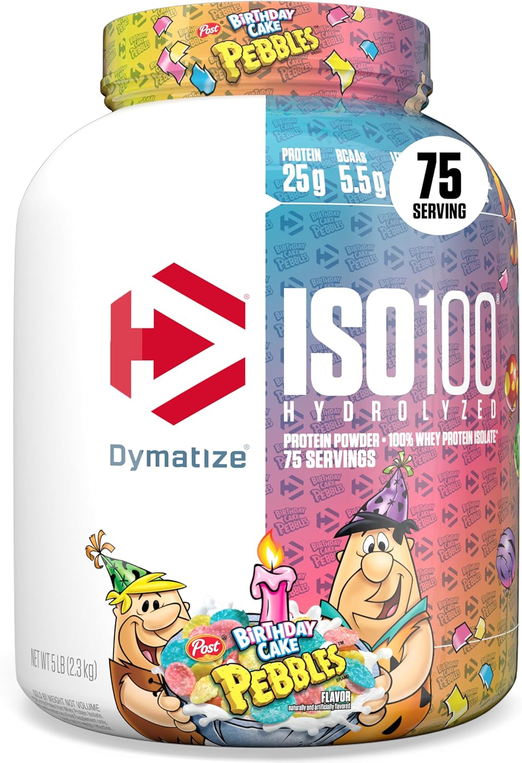 Dymatize ISO100 Whey Protein Powder Isolate for Muscle Growth