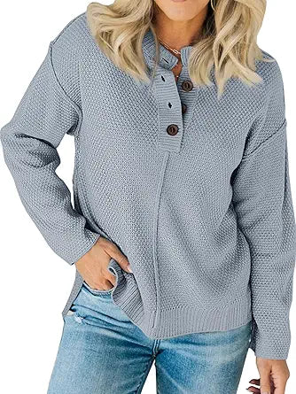 LILLUSORY Womens V Neck Sweaters for Stylish Fall Looks