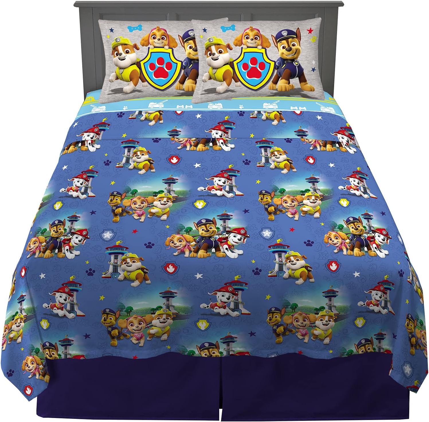 Paw Patrol Super Soft Microfiber Sheet Set for Full Beds