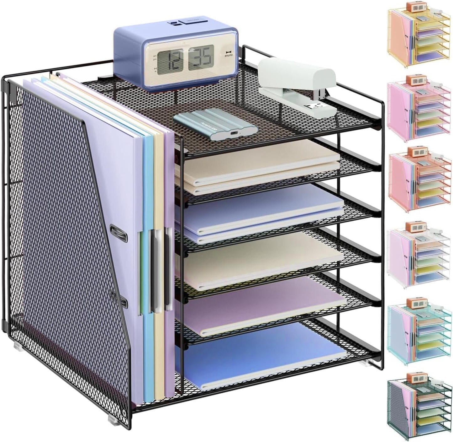 Gianotter 6-Tier Paper Organizer - Stylish Desk Essential