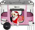 Dog Cat Playpen Portable Foldable Playpen - Travel Ready and Spacious