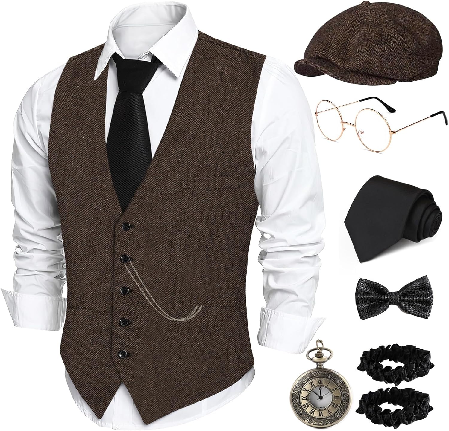 1920s Mens Costume for Halloween Party - Roaring 20s Style