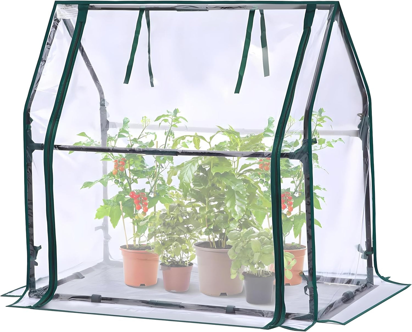 Ohuhu Mini Greenhouse: 36x18x33 Portable Plant Nursery