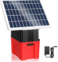 10 Miles Solar Electric Fence Charger with Day & Night Mode - Reliable