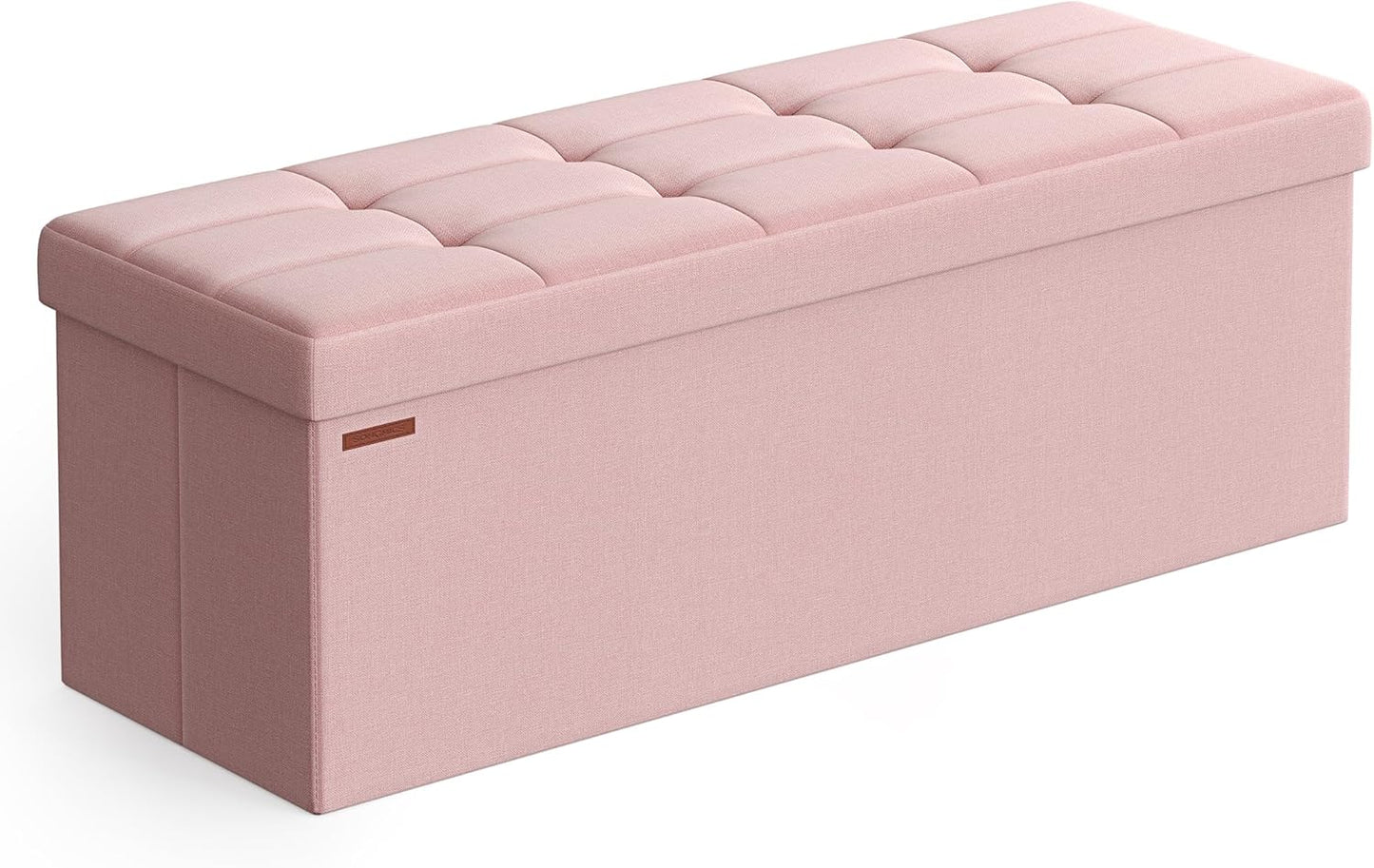 SONGMICS MAZIE Collection 43 Inches Folding Storage Ottoman
