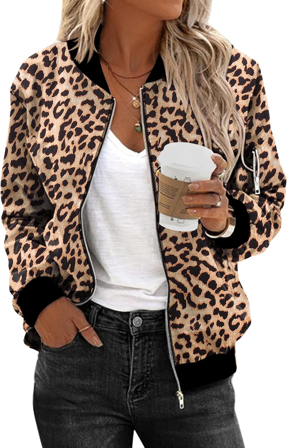 Stylish Women's Bomber Jacket for Casual Outfits and More