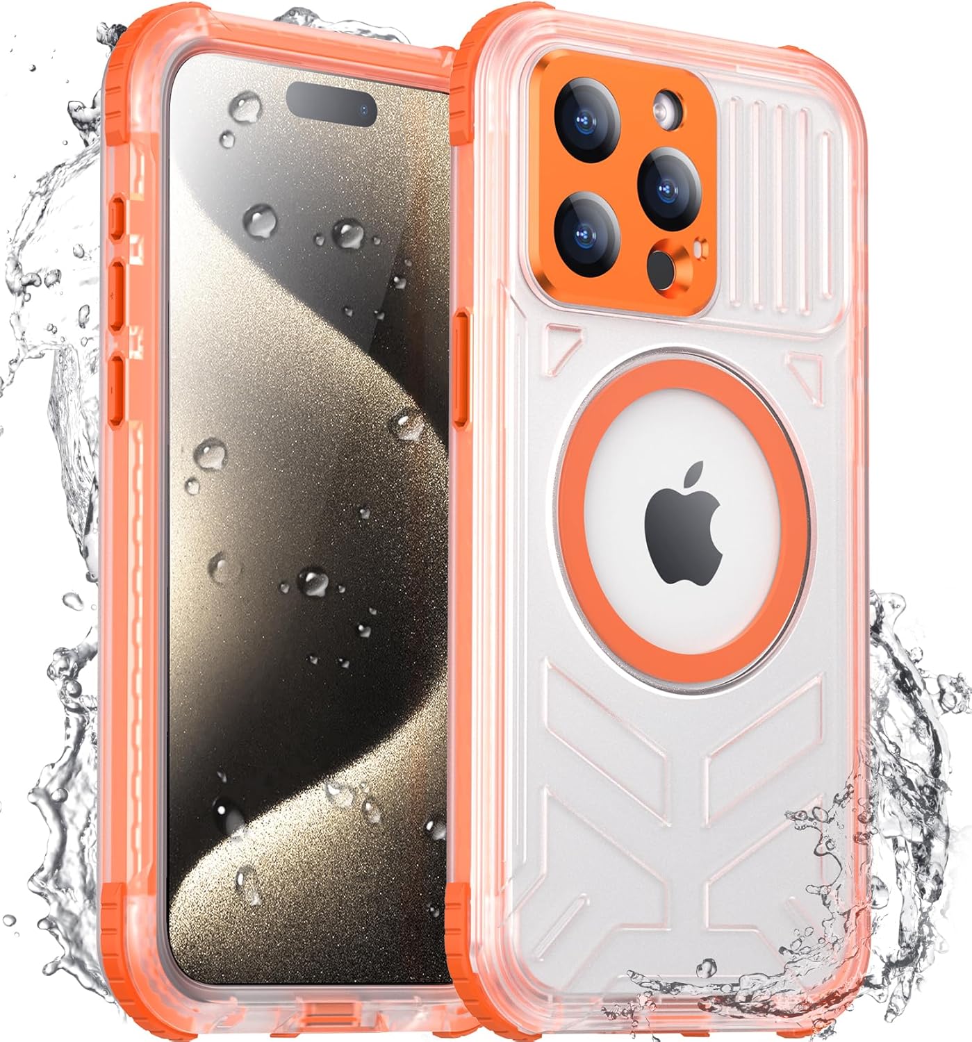 2025 New Waterproof Case for iPhone 15 Pro with MagSafe Support