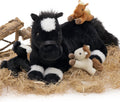 Tezituor 4Pcs Horse Stuffed Animals 18 in Mommy with Babies - Soft
