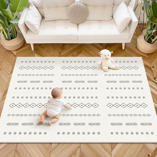 Baby Foam Play Mat for Crawling and Tummy Time Exercise
