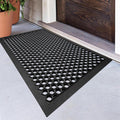 Rubber Outdoor Mat 36 x 24 in - Heavy-Duty Non-Slip Entry Mat