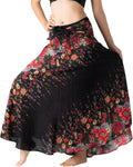 Long Skirts for Women Maxi Boho Skirt Floral Print Style