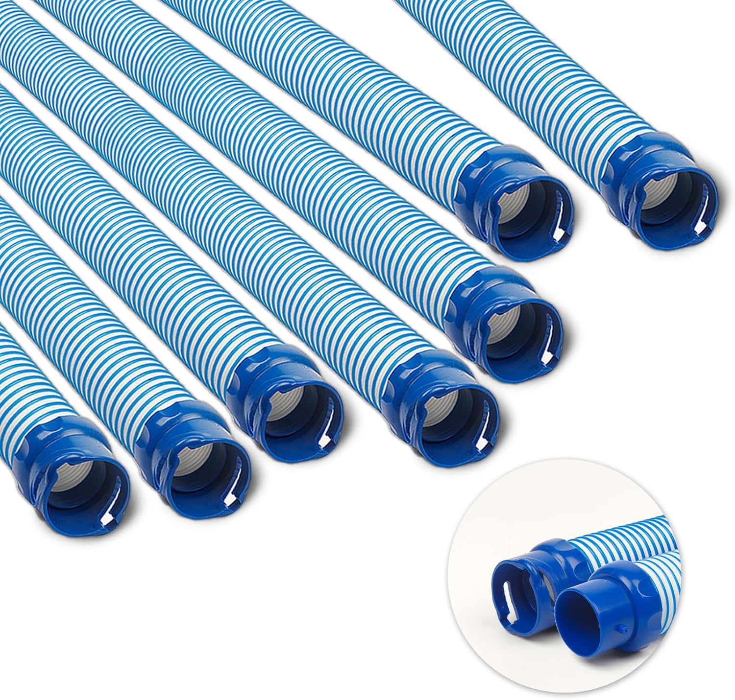 7Pcs 39in Pool Cleaner Hose Replacement for Zodiac Baracuda