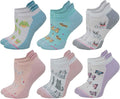 Dr. Motion Womens Low Cut Ankle Compression Socks - Cushioned Support