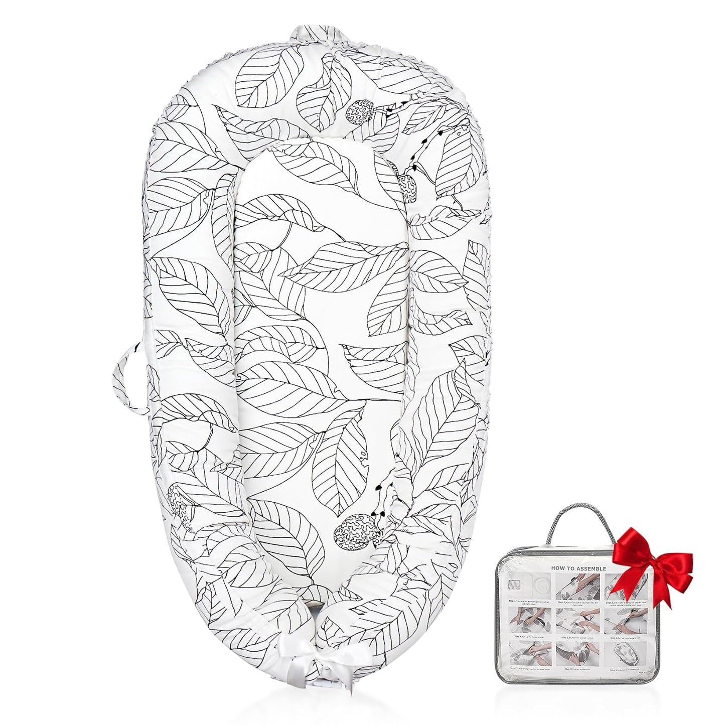 Baby Lounger for Newborn - Breathable Soft Nest for Infants