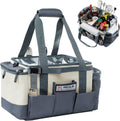 Large Grill Caddy Insulated Condiment Holder - Sturdy Organizer