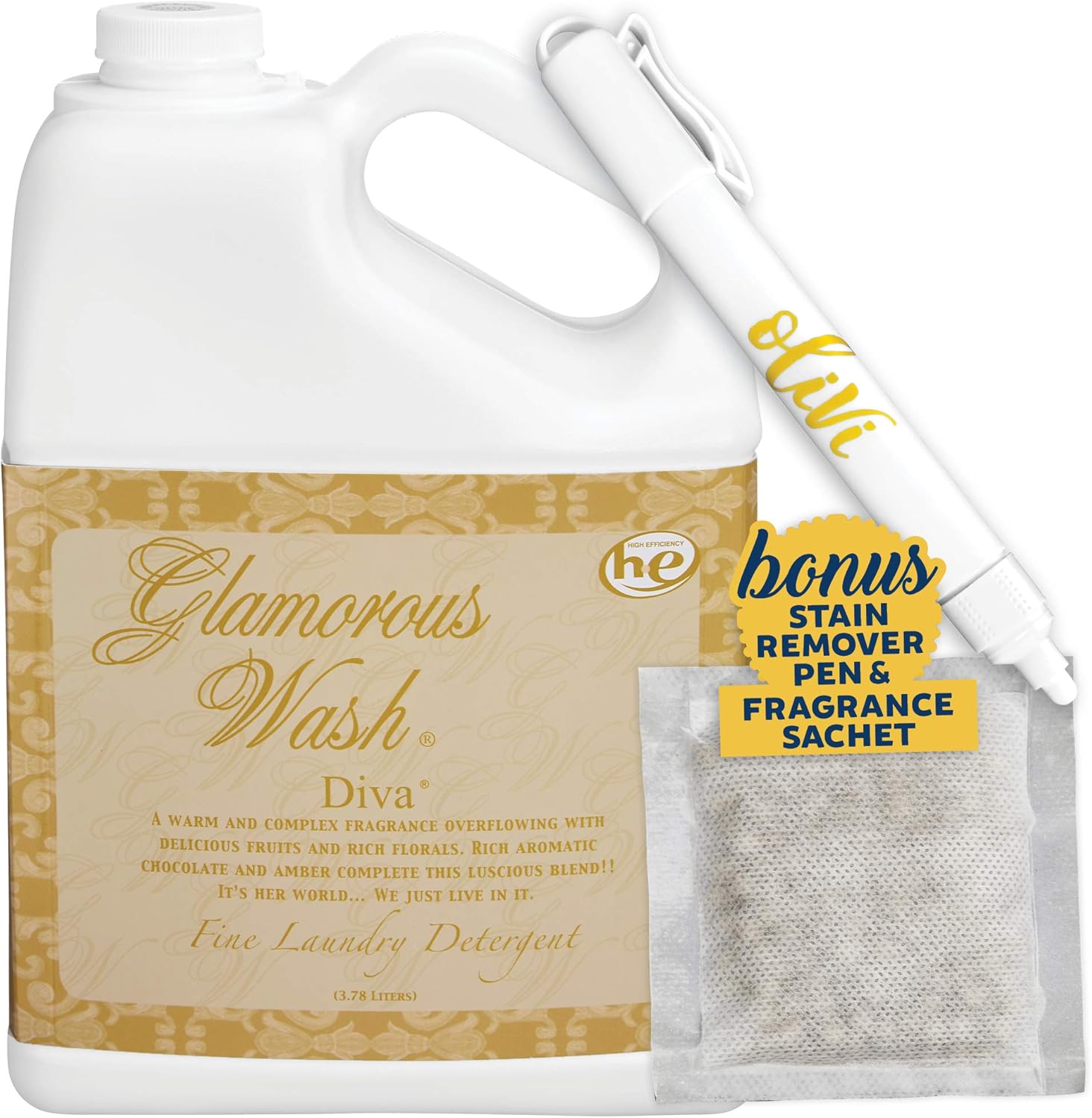 DIVA Glamorous Wash Laundry Detergent with Olivi Stain Remover