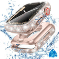 Tensea 2-in-1 Waterproof Apple Watch Case w/ Bling Diamond Design