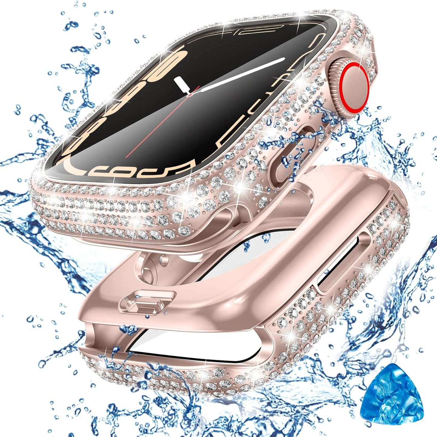 Tensea 2-in-1 Waterproof Apple Watch Case w/ Bling Diamond Design