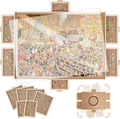 1000 Pieces Rotating Puzzle Board with 6 Drawers - Portable Wooden is