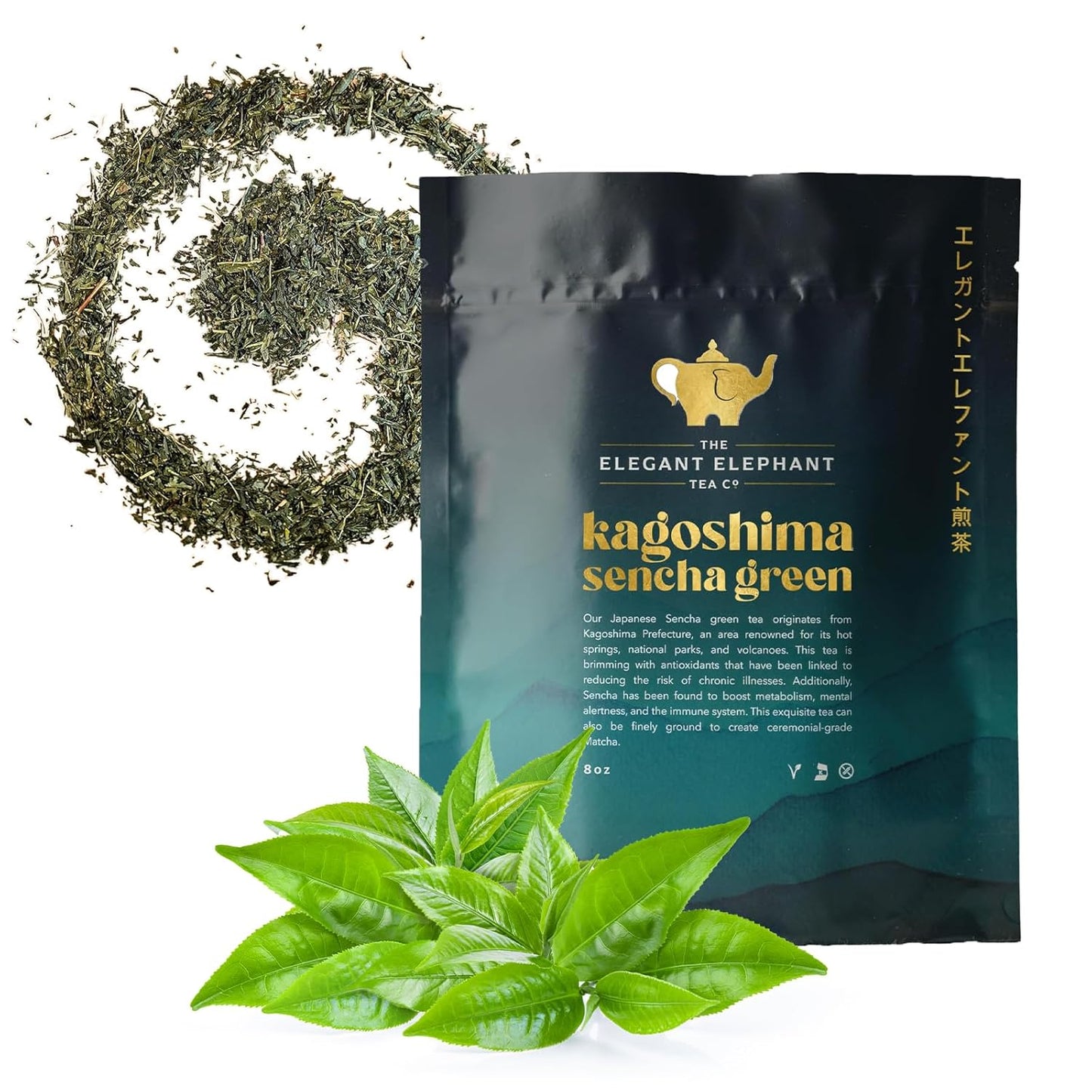 Japanese Sencha Green Tea for Antioxidant and Detox Support