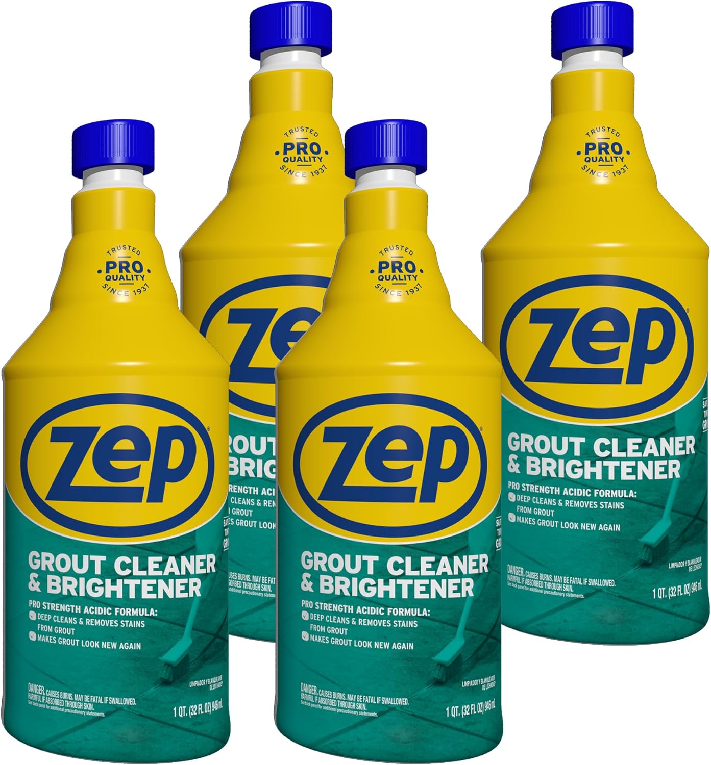 Zep Industrial Grout Cleaner and Brightener - Deep Cleaning Pro