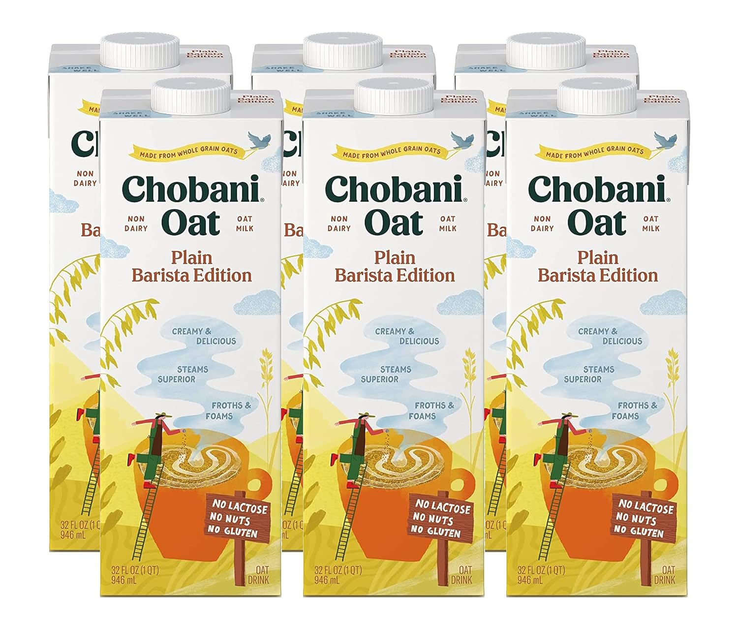 Chobani Oat Milk Barista Edition - Vegan Friendly Creamer