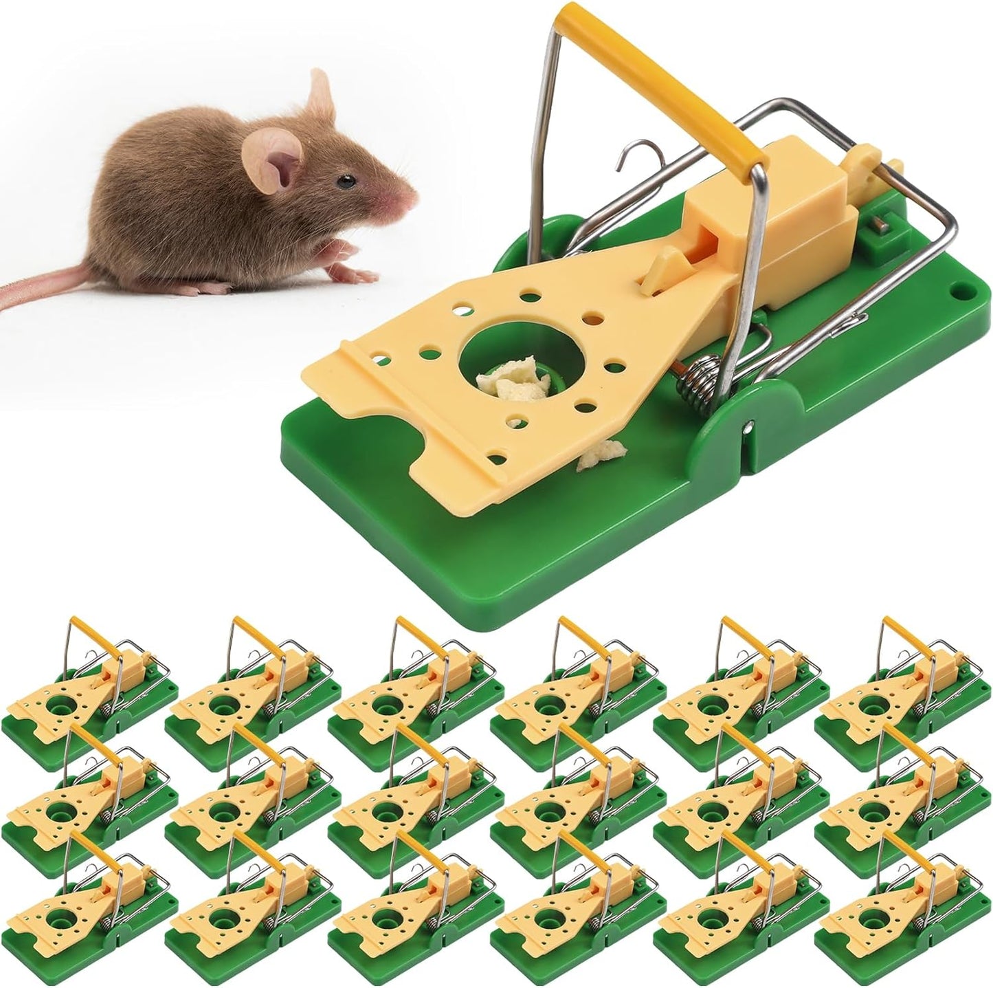 Quick & Sensitive Mouse Trap Set - 24 Pcs