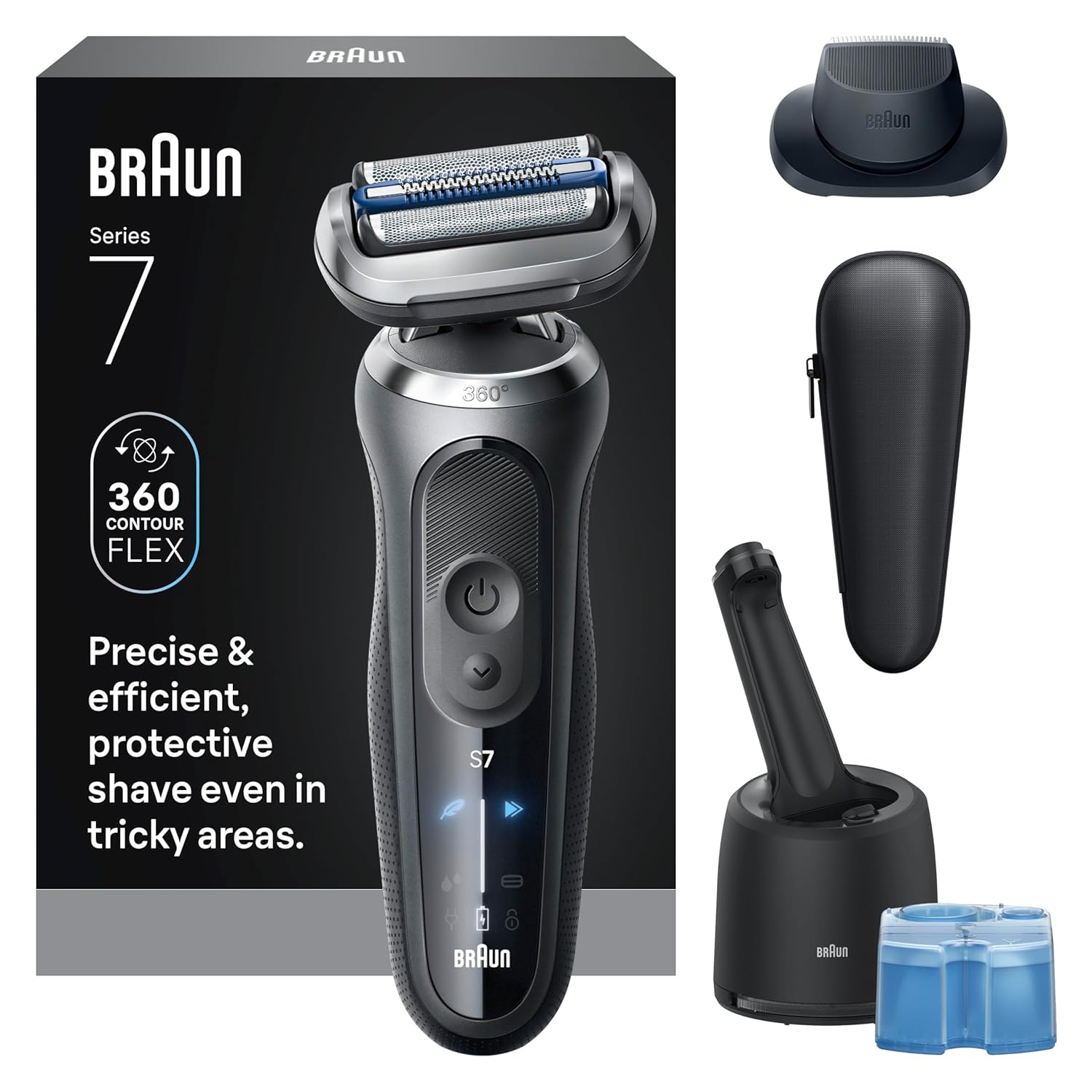 Braun Electric Shaver Series 7 7171cc for Men - Close Shave