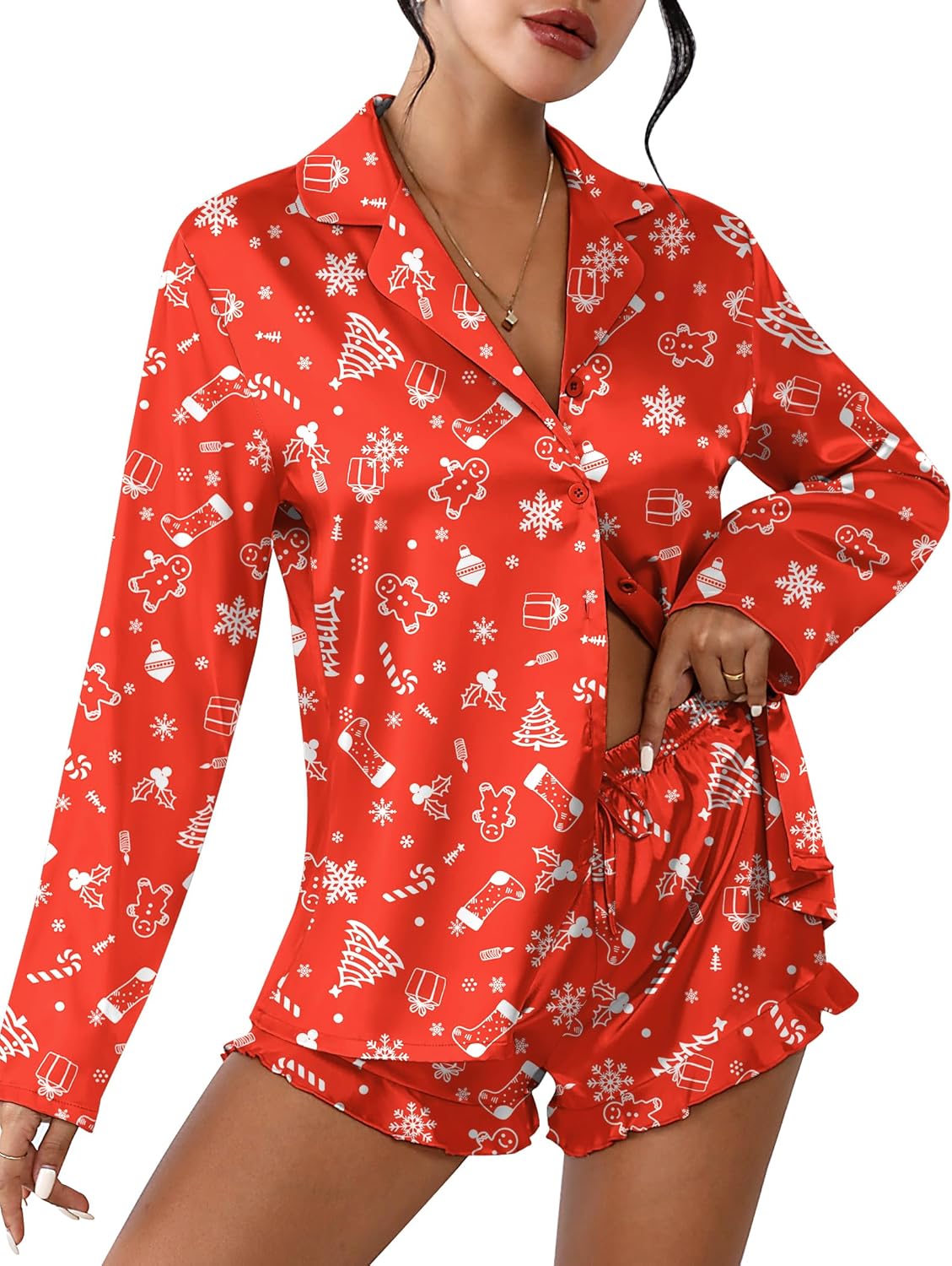 Ekouaer Womens Satin Pajama Sets for Ultimate Comfort and Style