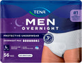 TENA Men Protective Incontinence Underwear Overnight Max Absorbency L