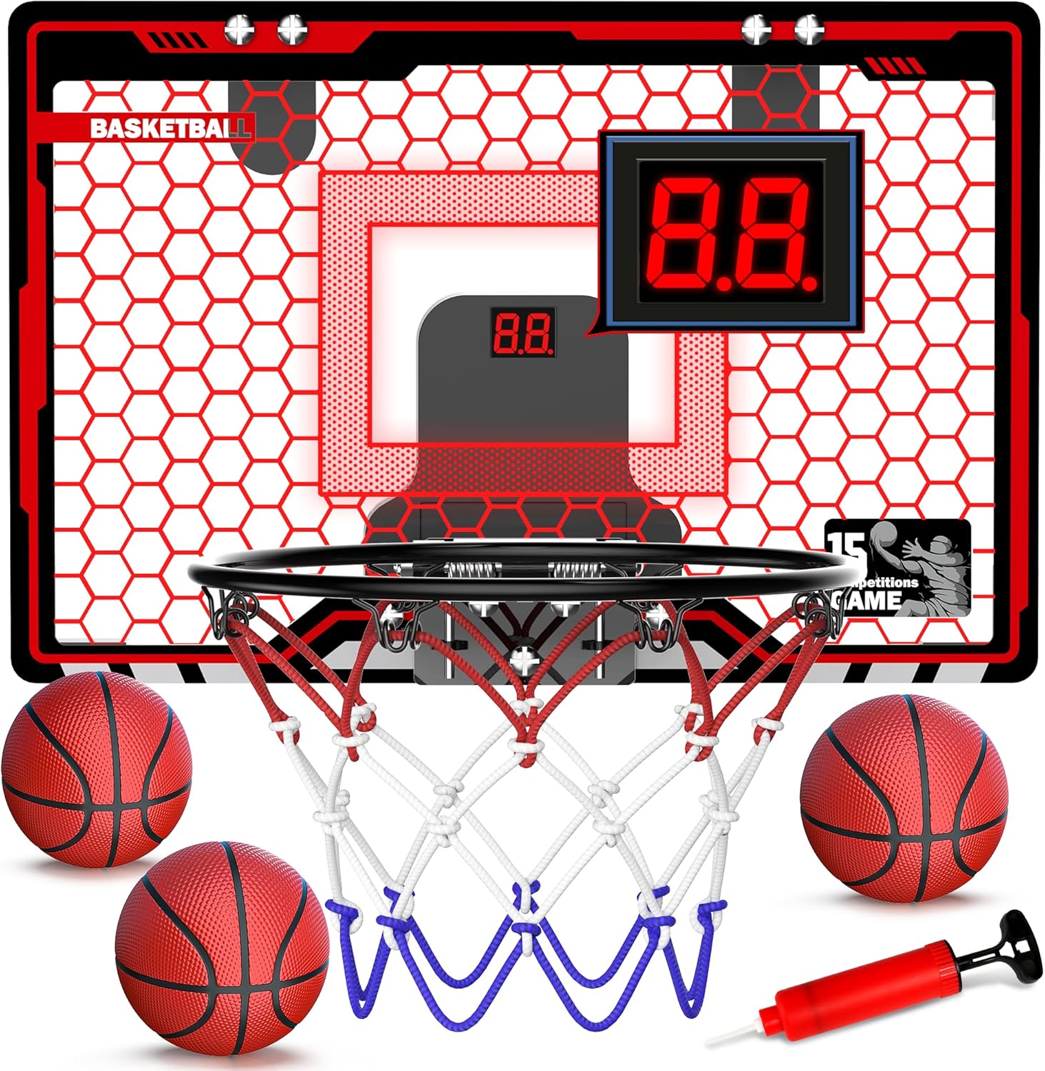 LED Mini Basketball Hoop for Kids by HopeRock