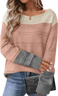 Zeagoo Womens Sweaters Cute Long Sleeve Off The Shoulder Style