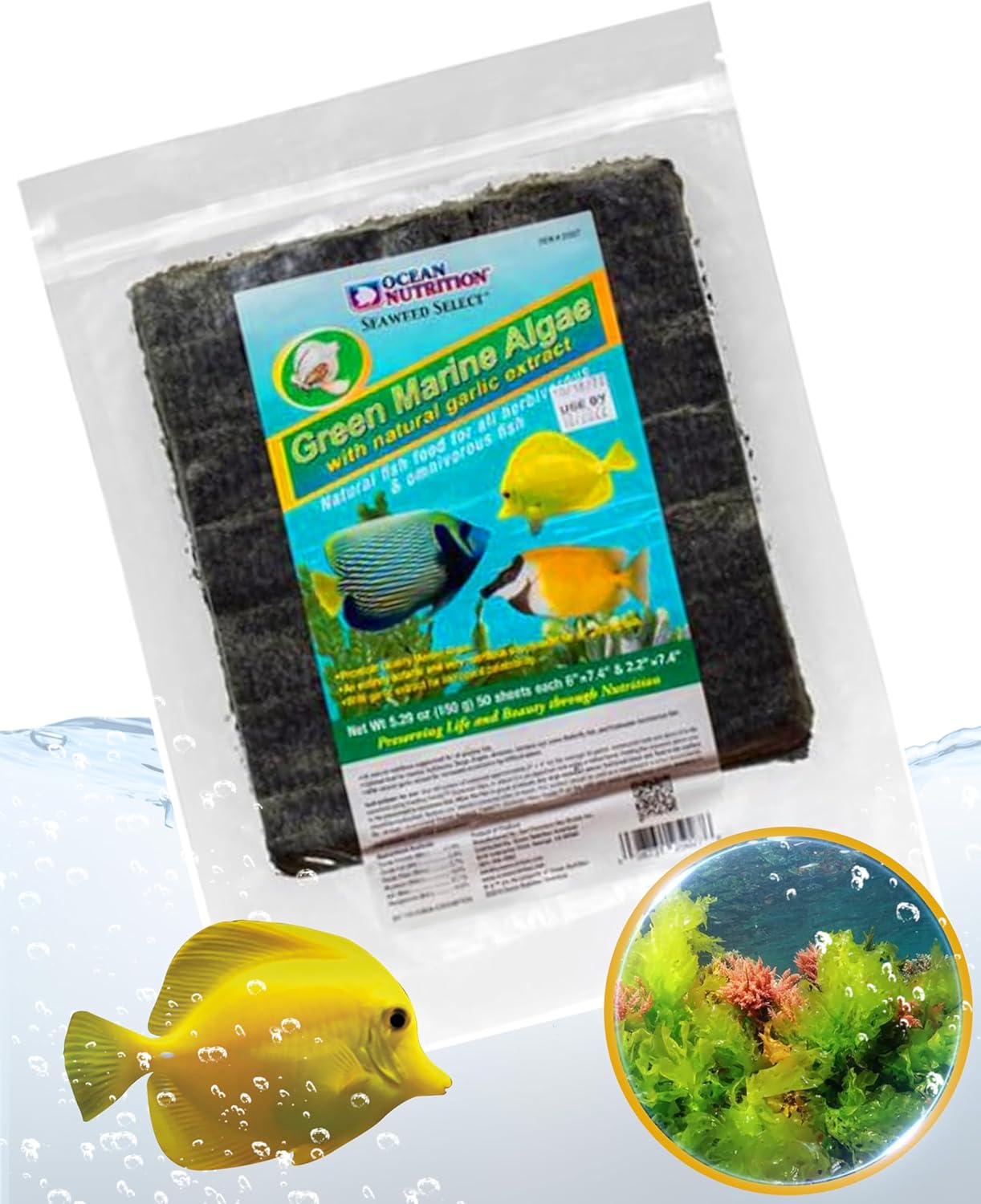 Ocean Nutrition Seaweed Select Green Marine Algae Fish Food