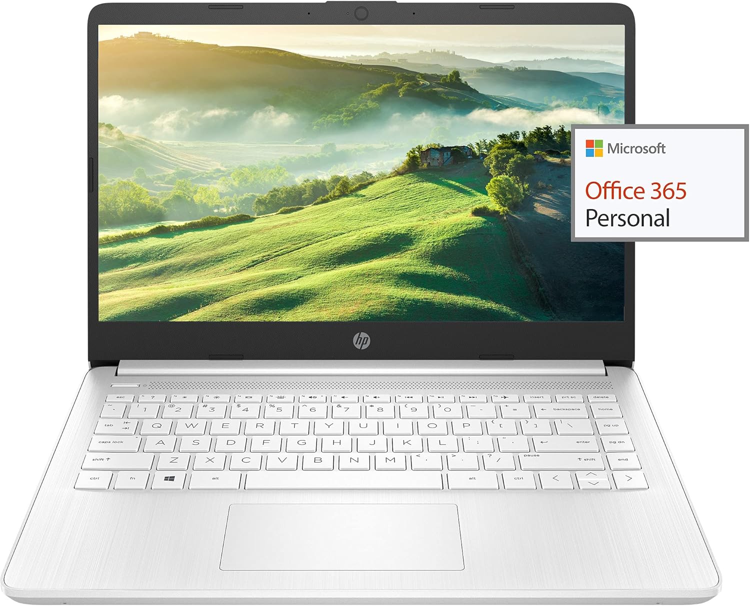 HP 14 HD Laptop with Dual Core, 8GB RAM, and 128GB SSD