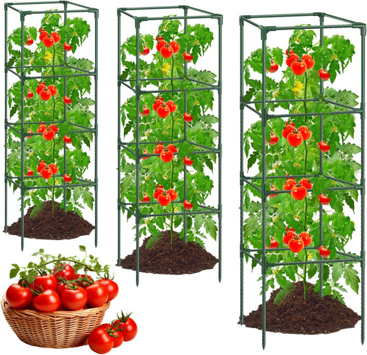 Heavy Duty Tomato Cages for Climbing Vegetables and Fruits