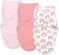 SwaddleMe Monogram Cotton Baby Swaddle 0-3 Months - Cozy Pocket Fold