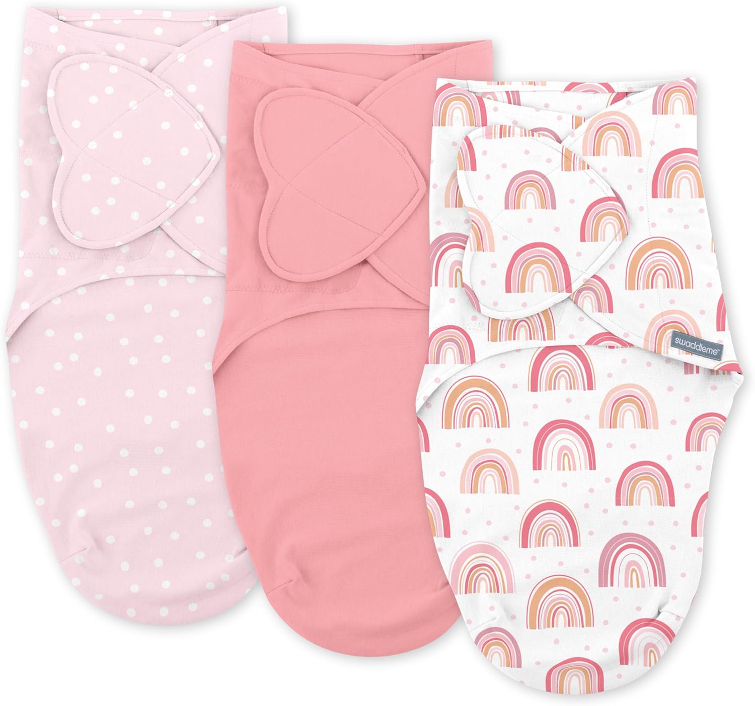SwaddleMe Monogram Collection Baby Swaddle for Improved Sleep