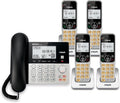 VTech VG208-4 DECT 6.0 4-Handset Corded/Cordless Phone - Home Backup