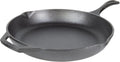Lodge 12ft Cast Iron Skillet - Chef Collection, Perfect Sear