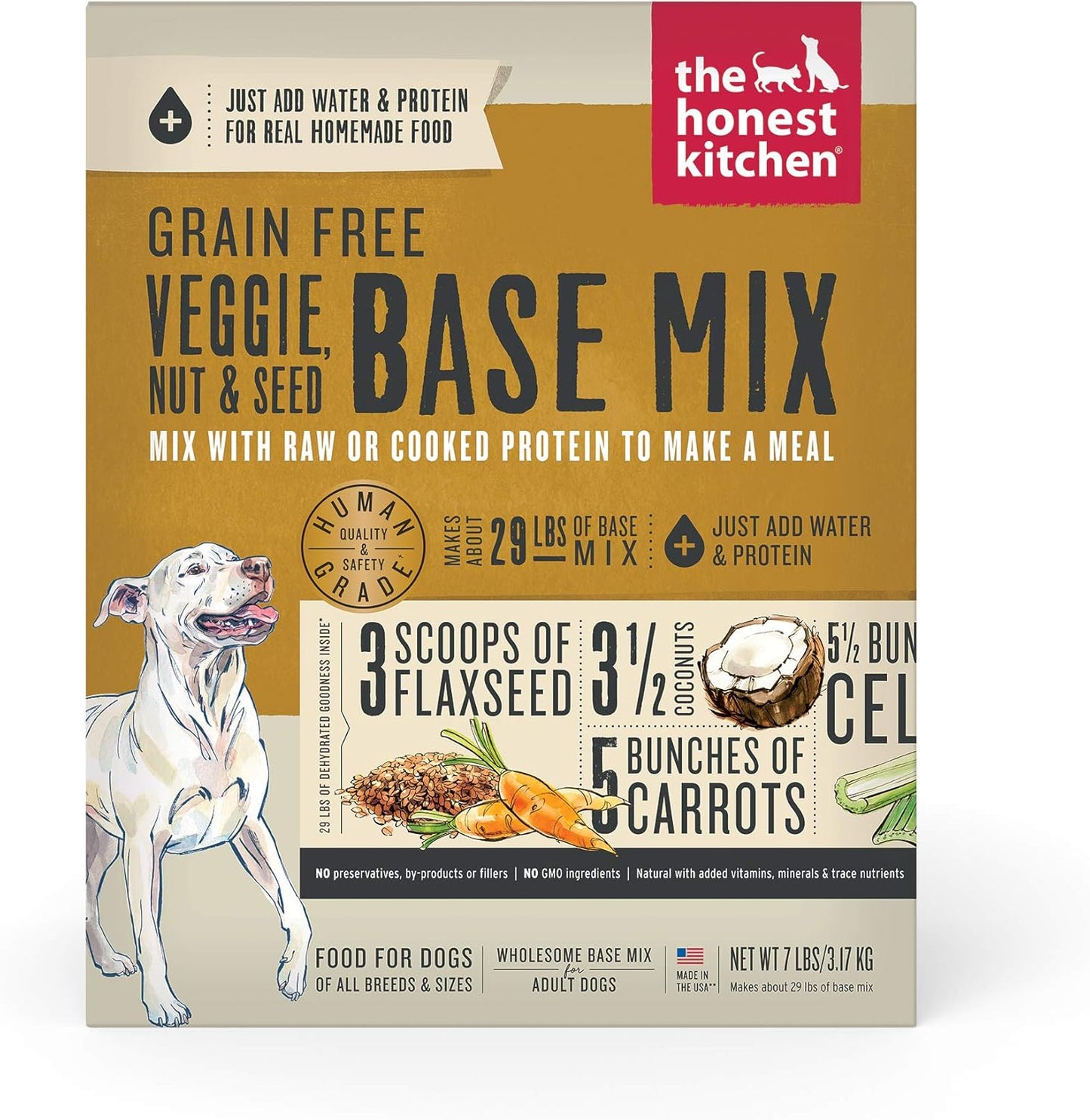 Dehydrated Grain Free Veggie Nut & Seed Base Mix for Dogs