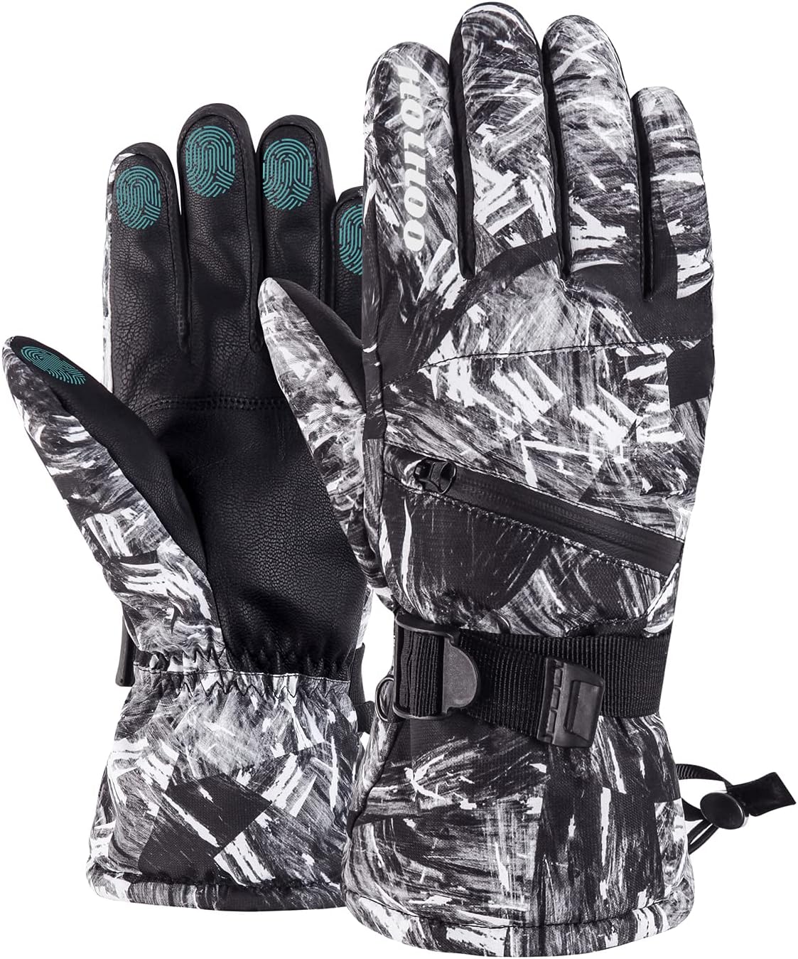 HOIHOO Waterproof -30 Winter Snow Gloves