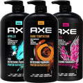 Axe Men's Body Wash Variety Set - Three 33.8 oz Bottles