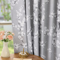 Blackout Floral Curtains 96 in Length - Full Light Blocking Drapes