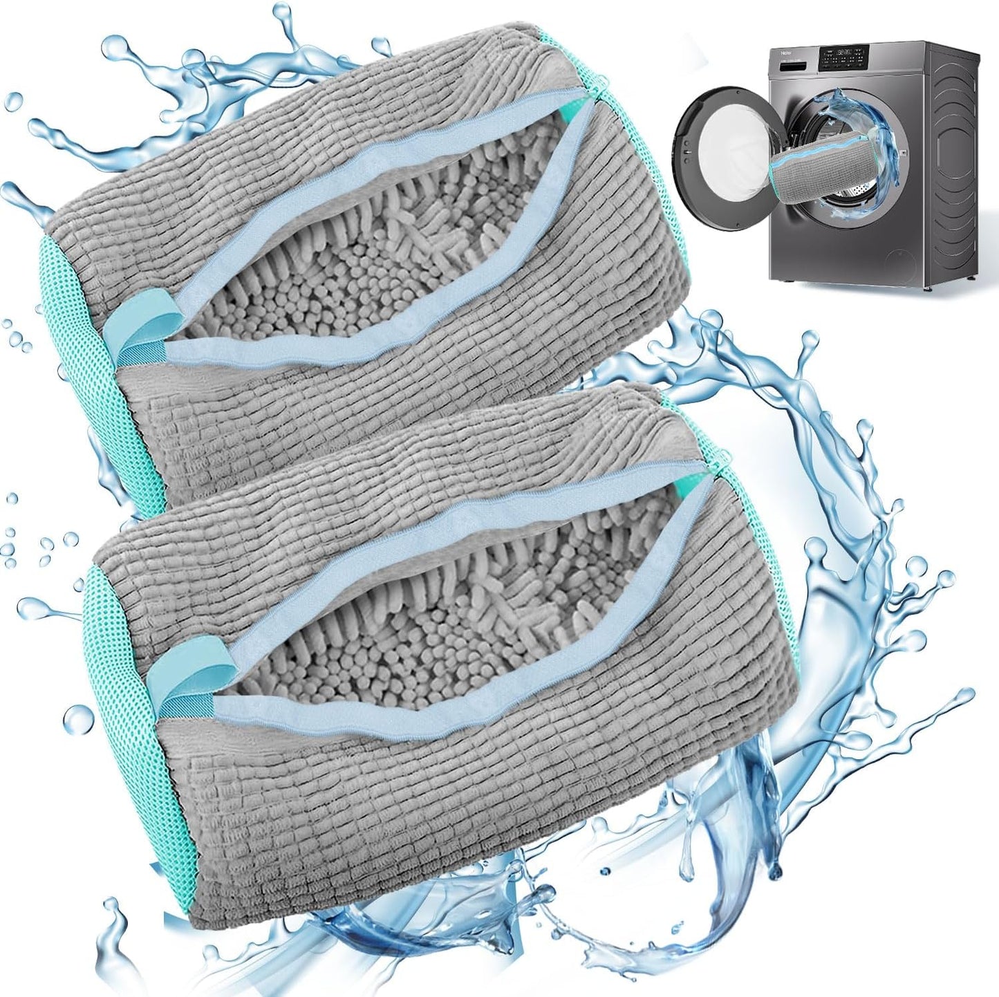 Reusable Shoe Washing Bags - Keep Sneakers Clean!