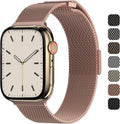 Mesh Magnetic Apple Watch Band - Rose Gold Milanese Loop