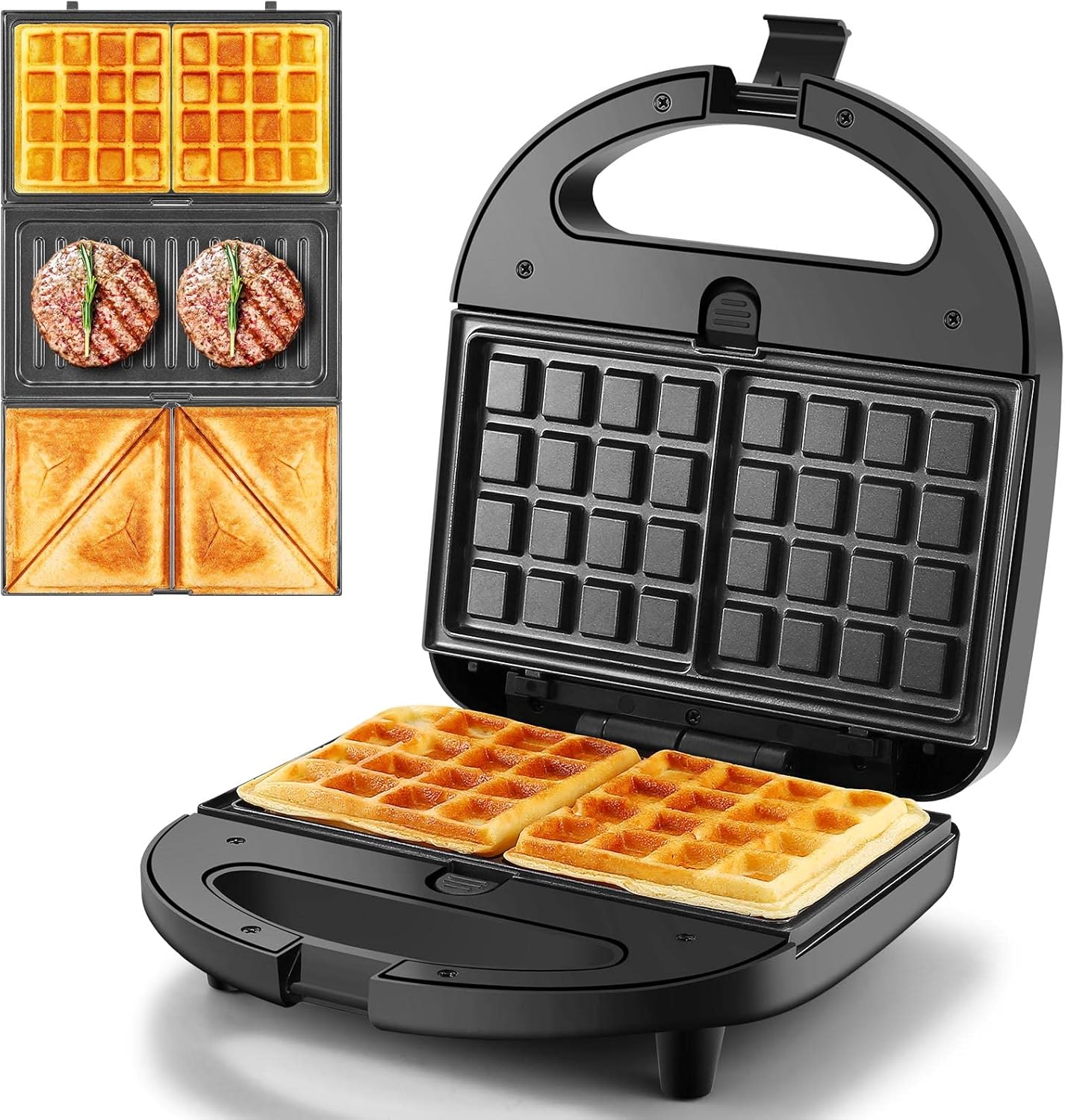 OSTBA 3-in-1 Panini Press - Versatile Cooking Power