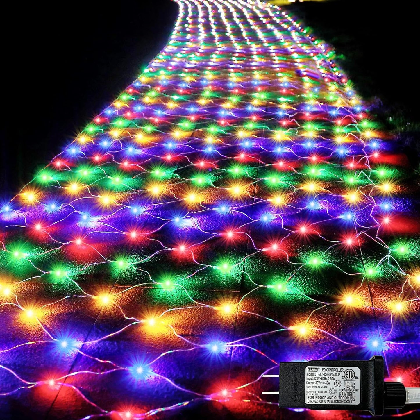 Lovelite 610 LED Christmas Net Lights for Outdoor Holiday Decor