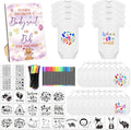 Baby Bib Bodysuit Baby Shower Set - DIY Keepsake Kit